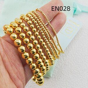 Enewton Gold Eight-Piece Bracelet Set